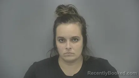 Mugshot of Breanne Nakole Shope booked in Vigo County, Indiana on July 12, 2026