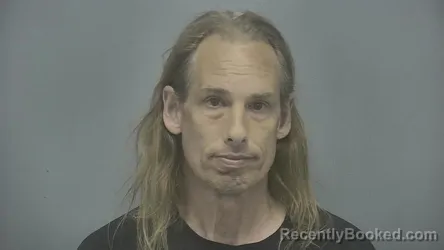 Mugshot of Bradley James Shassere booked in Vigo County, Indiana on June 23, 2026
