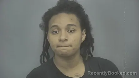 Mugshot of Brelyn Tompkins booked in Vigo County, Indiana on May 8, 2026