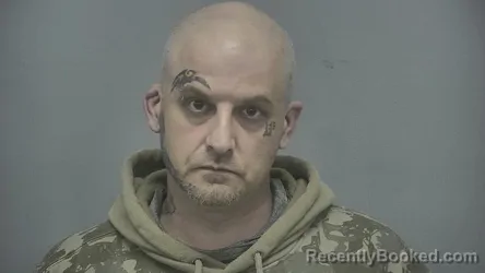 Booking photo from Vigo County, Indiana