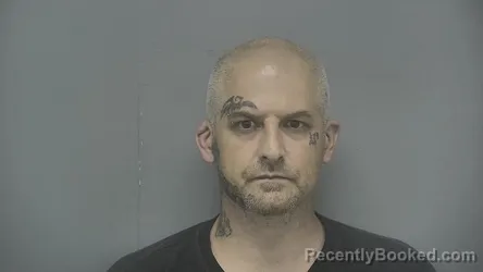Mugshot of Billy Wayne Thomas booked in Vigo County, Indiana on August 27, 2026