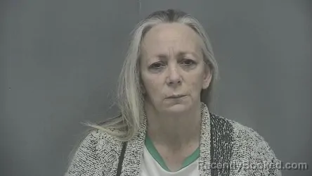 Mugshot of Betsy Amanda Walker booked in Vigo County, Indiana on March 28, 2026