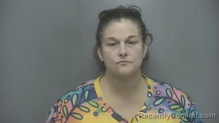 Mugshot of Cori Atkinson booked in Vigo County, Indiana on August 19, 2026