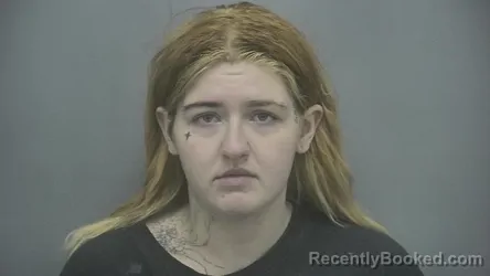 Mugshot of Cassandra Burgess booked in Vigo County, Indiana on May 16, 2026