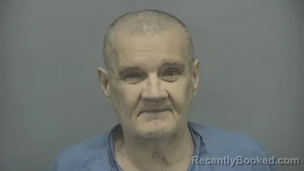 Mugshot of Clifford A Baugh booked in Vigo County, Indiana on June 26, 2026