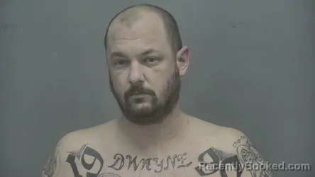 Mugshot of Clinton Dwayne Coffey booked in Vigo County, Indiana on March 15, 2026