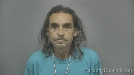 Mugshot of Charles A Compton booked in Vigo County, Indiana on July 9, 2026