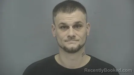 Mugshot of Cody W. Doss booked in Vigo County, Indiana on May 8, 2026