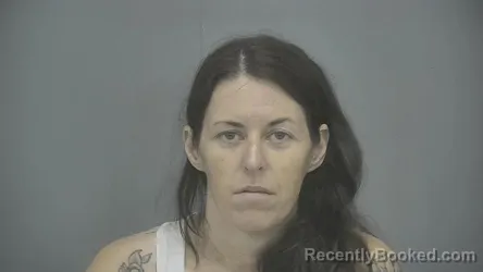 Mugshot of Carissa Ann Ferree booked in Vigo County, Indiana on August 18, 2026