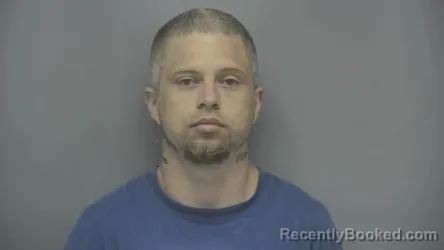 Mugshot of Charles Jacob Hendren booked in Vigo County, Indiana on July 8, 2026