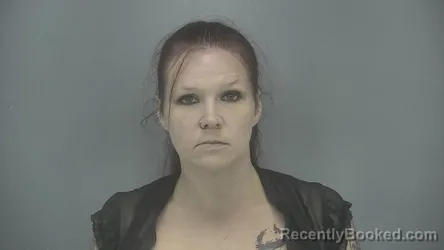 Mugshot of Christina Michelle Heckmann booked in Vigo County, Indiana on June 30, 2026