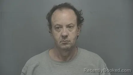 Mugshot of Curtis Todd Hogan booked in Vigo County, Indiana on May 19, 2026