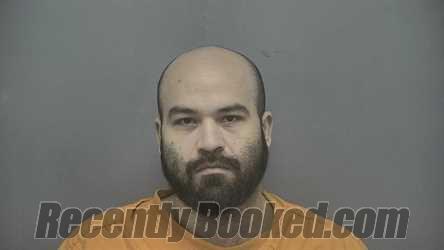Booking photo from Vigo County, Indiana