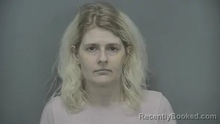 Mugshot of Courtney Weser booked in Vigo County, Indiana on May 21, 2026