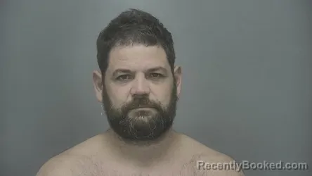 Mugshot of Danny Lee Burns booked in Vigo County, Indiana on August 9, 2026