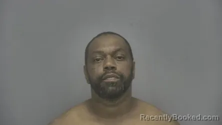 Mugshot of Dameon Montrell Burks booked in Vigo County, Indiana on May 14, 2026