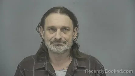 Mugshot of David Newton Bierly booked in Vigo County, Indiana on March 13, 2026