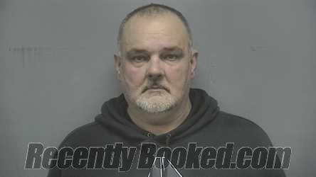 Booking photo from Vigo County, Indiana