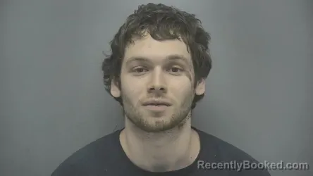 Mugshot of Dustin Huntsman booked in Vigo County, Indiana on March 22, 2026