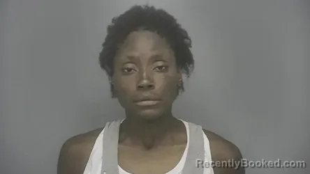 Mugshot of Diamond Danae'a Marie Johnson booked in Vigo County, Indiana on September 2, 2026