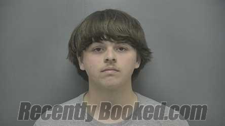Booking photo from Vigo County, Indiana