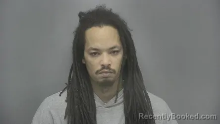 Booking photo from Vigo County, Indiana