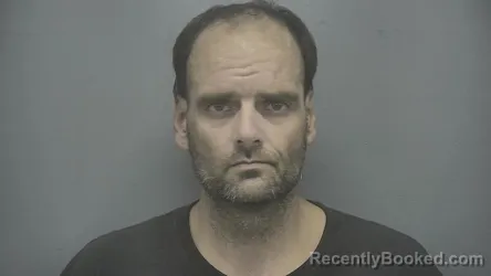 Mugshot of Derrik M Sheridan booked in Vigo County, Indiana on August 25, 2026