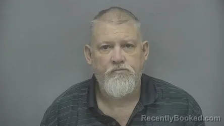 Mugshot of David E White booked in Vigo County, Indiana on July 6, 2026