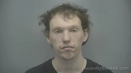 Mugshot of Ethen Cox booked in Vigo County, Indiana on June 24, 2026