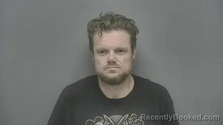 Mugshot of Eric Lewis Larson booked in Vigo County, Indiana on August 28, 2026