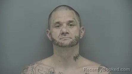 Mugshot of Eric Duke Roberts booked in Vigo County, Indiana on August 23, 2026