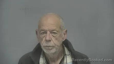 Mugshot of Franklin L Elkins booked in Vigo County, Indiana on May 7, 2026