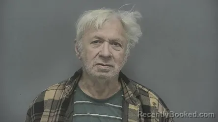 Mugshot of Frank David Sacerich booked in Vigo County, Indiana on March 25, 2026