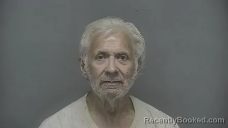 Mugshot of Frank D. Sacerich booked in Vigo County, Indiana on July 3, 2026