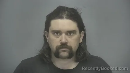 Mugshot of Grant Todd Daugherty booked in Vigo County, Indiana on March 11, 2026