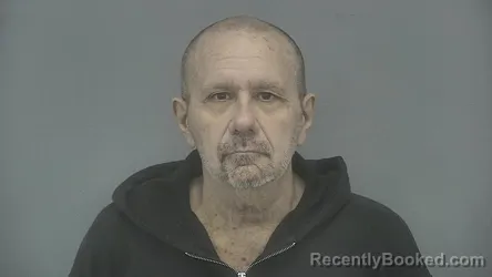 Mugshot of Gary G Greiner booked in Vigo County, Indiana on August 20, 2026