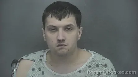 Mugshot of Gage Ryan Joy booked in Vigo County, Indiana on March 10, 2026