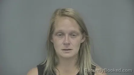 Mugshot of Geneva Erin Reeves booked in Vigo County, Indiana on July 29, 2026