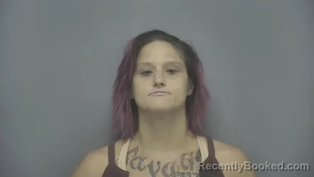 Mugshot of Hollie A. Tingle booked in Vigo County, Indiana on August 22, 2026