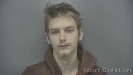 Mugshot of Jesse Aleshire booked in Vigo County, Indiana on April 28, 2026