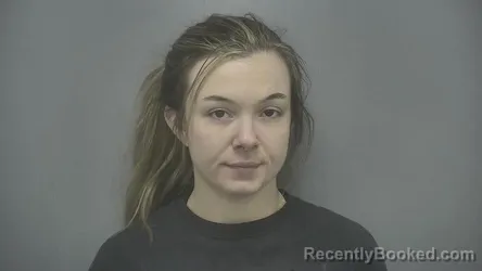 Mugshot of Jillian Hope Anderson booked in Vigo County, Indiana on March 19, 2026