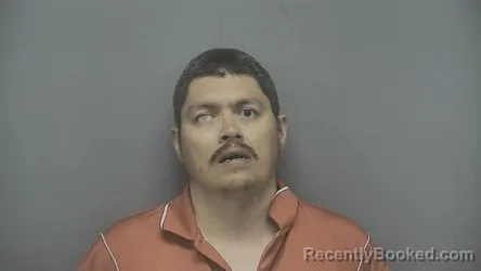 Mugshot of Jonathan Aguilar booked in Vigo County, Indiana on March 21, 2026