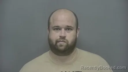 Mugshot of Johnathon Andrew Berkley booked in Vigo County, Indiana on August 25, 2026