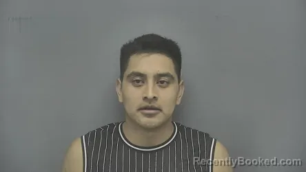 Mugshot of Juan Carlos Morales Alvarez booked in Vigo County, Indiana on June 17, 2026