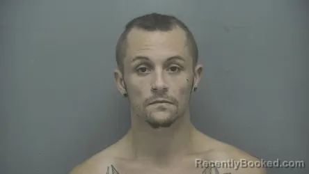 Mugshot of Justin Michael Curtis booked in Vigo County, Indiana on July 7, 2026