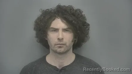 Mugshot of Joshua Michael Cooper booked in Vigo County, Indiana on August 22, 2026