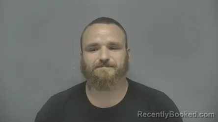 Mugshot of Jonathan Michael Cox booked in Vigo County, Indiana on July 11, 2026