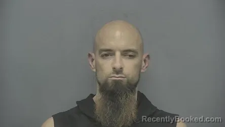 Mugshot of John Linely Douglas booked in Vigo County, Indiana on March 11, 2026