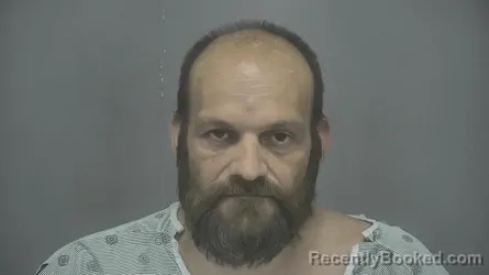 Mugshot of John Owen Donham booked in Vigo County, Indiana on June 24, 2026