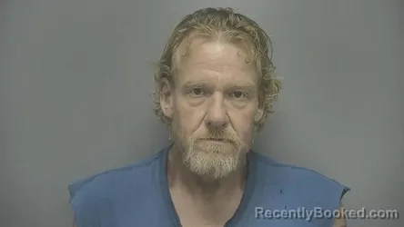 Mugshot of Jeffrey Lee Gregory booked in Vigo County, Indiana on July 11, 2026